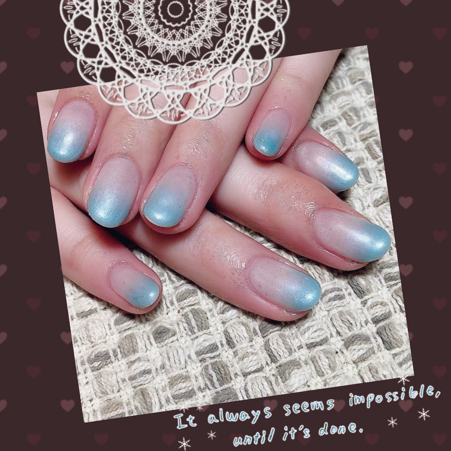 学芸大学でお洒落ネイルpetitnailmiu パールブルーグラデネイル ブルーネイル パールネイル グラデーション ネイル お洒落ネイル ネイル 学芸大学ネイル 学芸大学 武蔵小山 武蔵小山ネイル 個性派 個性派ネイル アートネイル ネイルスクール