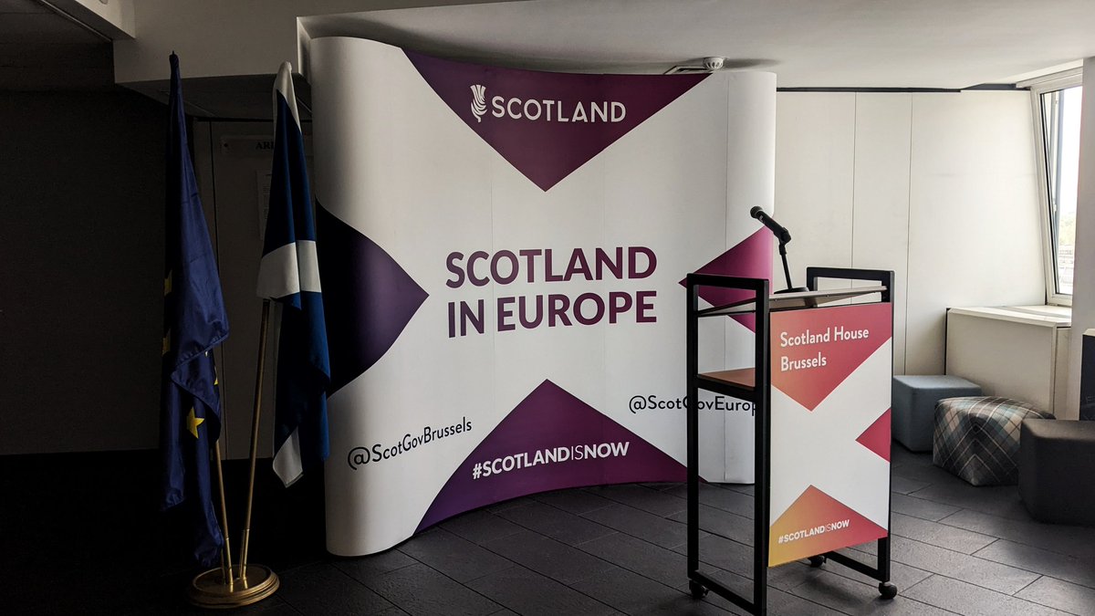 ScotGovBrussels's tweet photo. We can’t wait to welcome guests back to Scotland House Brussels tonight as we host our Spring Reception in celebration of 2022 – Scotland’s Year of Stories! https://t.co/GFqjU3KCYV