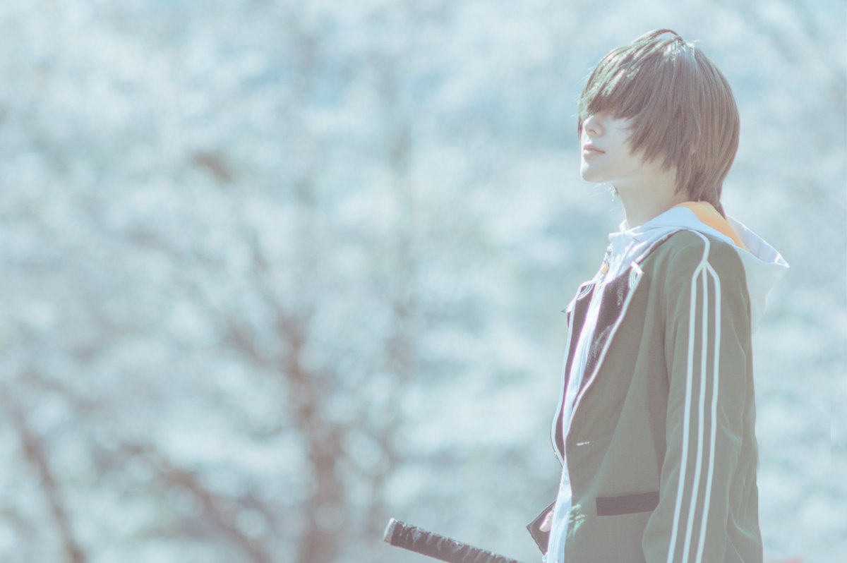 kouya07's tweet photo. 【cos】※ドアップ注意⚠️
🌸🌸🌸

              『  春の季節のにおいがするね  』

🌸🌸🌸
------------
桑名江:こーや
p:@NAITOREIDO https://t.co/e6GkeRbl4i
