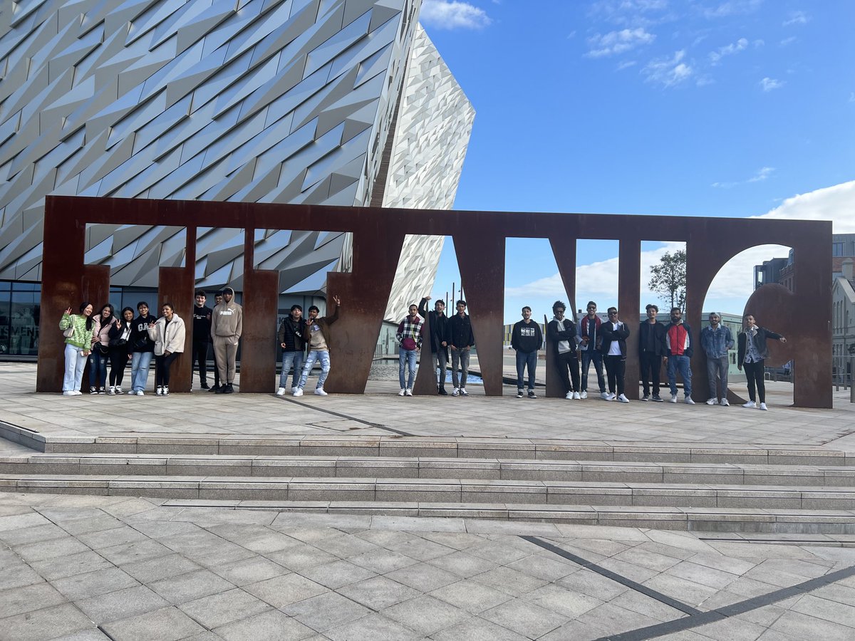 PamMonks's tweet photo. Titanic Experience! ⁦@TitanicBelfast⁩ ⁦@THE_UCLan⁩ https://t.co/6PALIKg8Zu