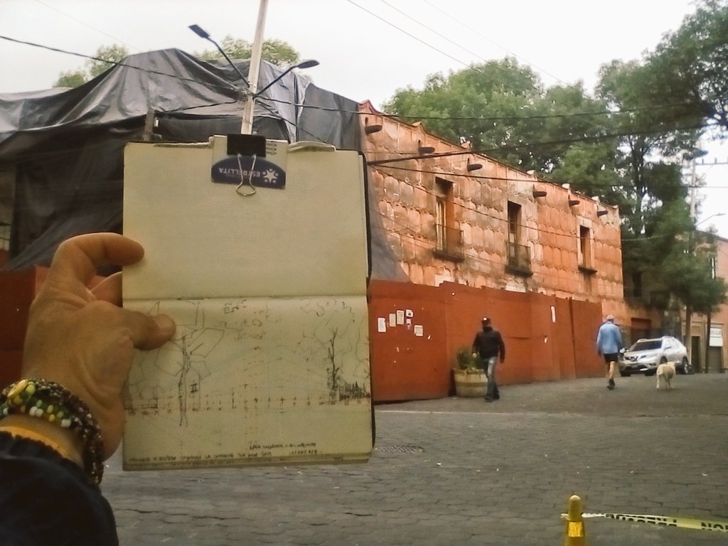 Barbacain's tweet photo. #nuevoReto #protoSketchingPen #CasaColorada #Coyoacán #Casona #Tezontle #Ajaraca https://t.co/1rPNpEYqpD