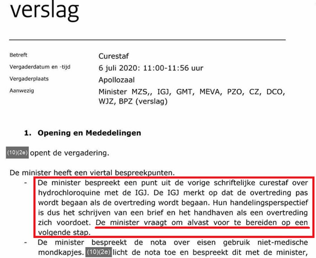 CeesCees72's tweet photo. Uit de #WOB documenten blijkt dat ook Minister van Ark (MZS) via de Inspectie voor Gezondheid en Jeugd (IGJ) achter huisartsen als Rob Elens aan zat.

Na het aanschrijven van een huisarts moest IGJ alvast voorbereiden op "een volgende stap".
@hapelensrob 
@veen_els https://t.co/u56rMO3Tb3