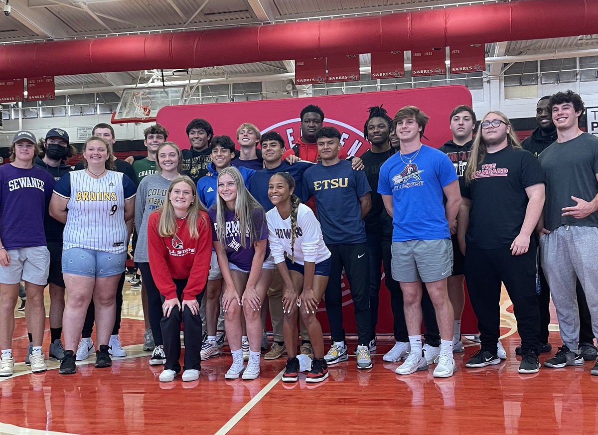 Congratulations to our Spring Signees! #SABRENATION