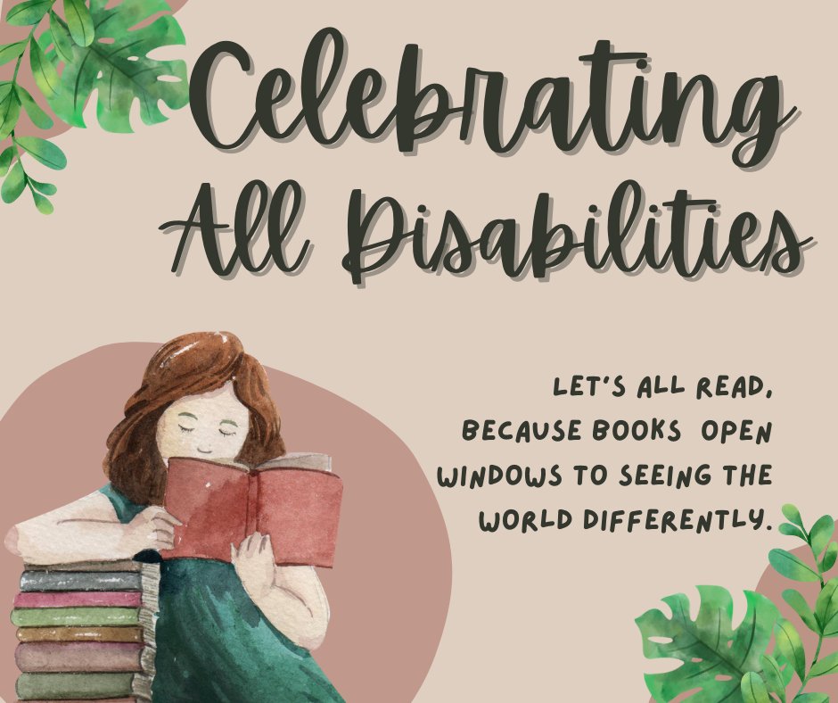 We hope you enjoy these books and the others we will be sharing this week. Happy Reading!! 📚🍎📚
#DisabilityBookWeek