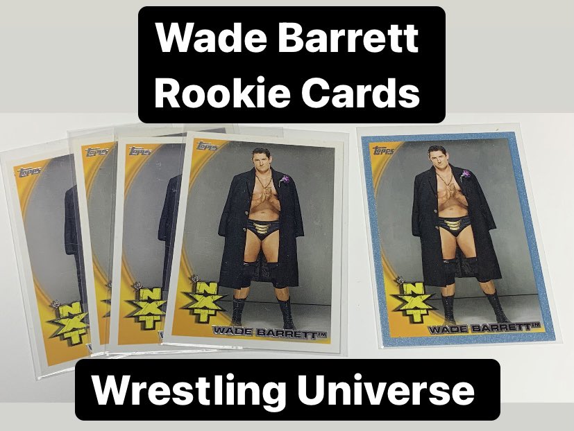 Wrestling Universe on Twitter "Wade Barrett Rookie Cards Available at