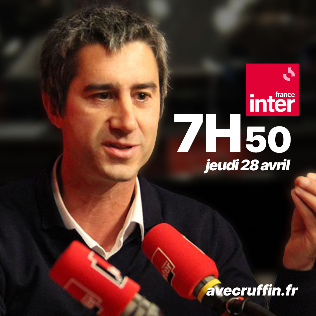 Demain je suis l'invité de la matinale de France Inter. Rendez-vous à 7h50 ! #le79inter