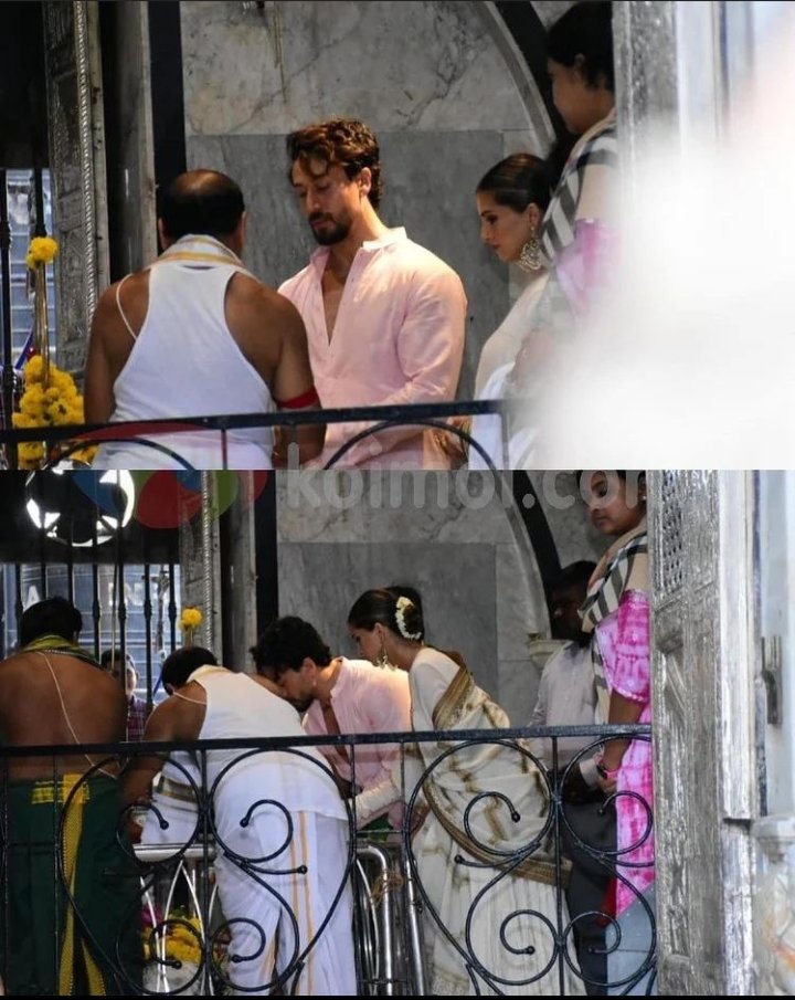 whynotR_'s tweet photo. #TigerShroff &amp; #TaraSutaria at Babul Nath Temple today!!
@iTIGERSHROFF #Heropanti2AdvanceBooking https://t.co/uGoXjVD4GR