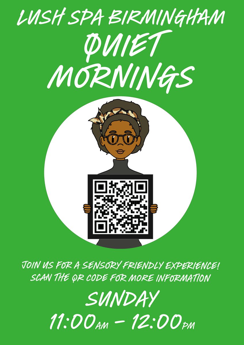 autismwestmids's tweet photo. Quiet mornings at Lush Spa Birmingham!
Every Sunday between the hours of 11am &amp; 12pm Lush will be making some changes to their store to help everyone access our shared space in a calm &amp; peaceful way.
More details here: https://t.co/CP7HDjkVOo
#autism #autistic #Birmingham https://t.co/HwkYokd5wZ