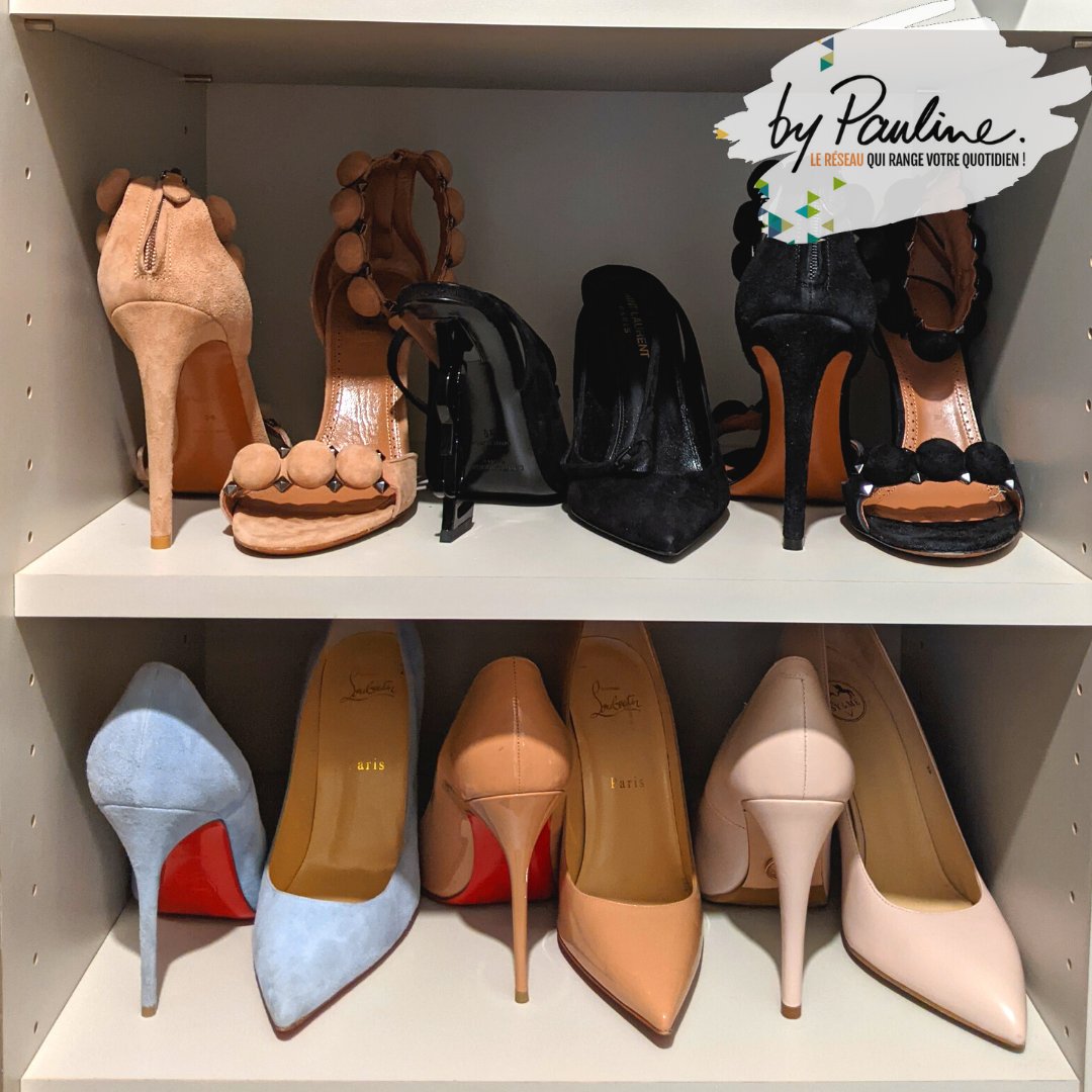 ByPauline_'s tweet photo. On adore #ranger les petits #souliers #chaussures #escarpins 👞👟👠👡👢🥾🥿
Pour nous la #méthode la plus efficace passe par:
1- un meuble pas trop profond 
2- des étagères réglables 
3- côte à côte en inversant le sens pour gagner de la place et améliorer la visibilité. https://t.co/fVxk2rHjX3