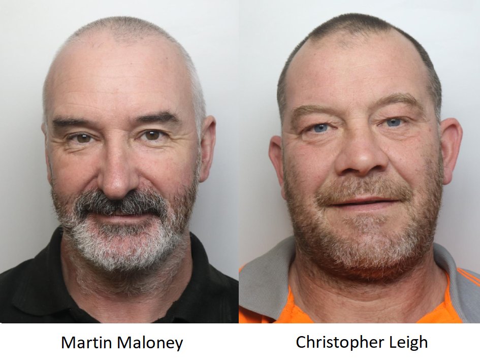 PoliceMacc's tweet image. NEWS | Two men from Bolton who carried out a series of burglaries at homes in Prestbury &amp;amp; Alderley Edge have been jailed

Martin Maloney &amp;amp; Christopher Lee, were both sentenced to 4 years and 3 months in prison after the admitted conspiracy to burgle

👉 orlo.uk/zpI19
