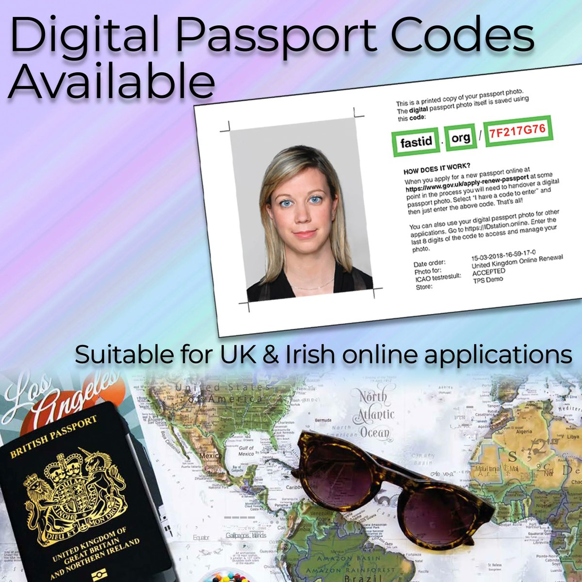 With a 10-week wait for passports, don't leave it till the last minute. Apply for, or renew your passport now.

We can provide digital codes for online applications and it only takes a few minutes. Ask in-store now.
