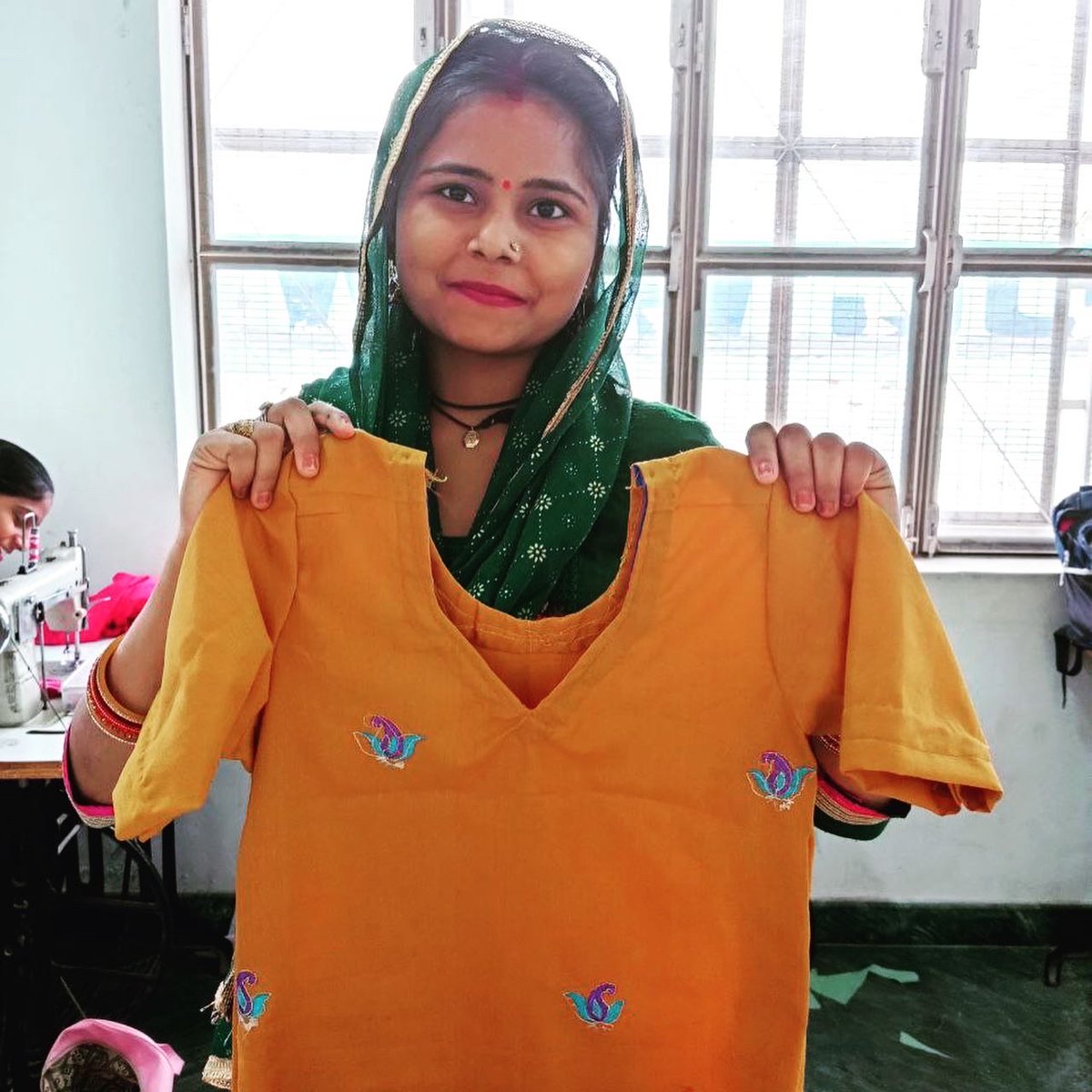 JoveConscious's tweet photo. To bring positive change in the lives of underprivileged women, #JCFskillacademy provides integrated training and programs.
Sharing the smile on these girls' faces with their first-ever dresses made while learning at the academy. 😊⭐
donate at: https://t.co/xYKVwqXD8P https://t.co/DhrBWGSW5G