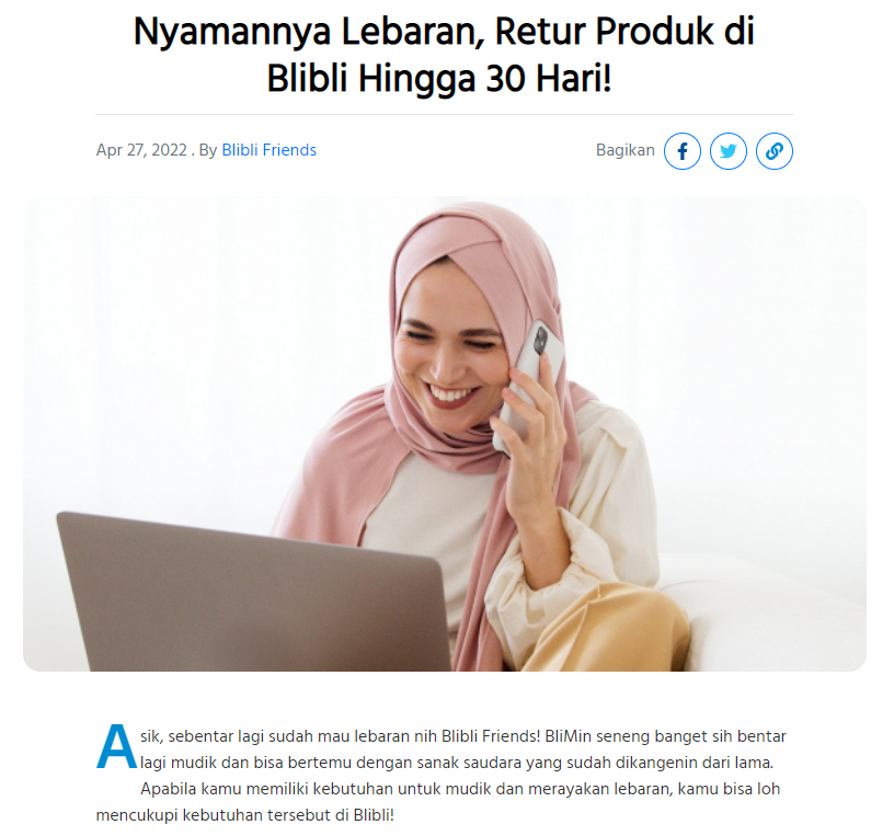 bliblidotcom's tweet photo. Selamat: @LangsungMention! DM yaaa.
Btw, buat yg mau balikin barang gaperlu worry, karena bisa tuker sampe 30 hari!!
https://t.co/sUKVbi4JXH #BlogBlibliFriends https://t.co/JMnDTfZev3