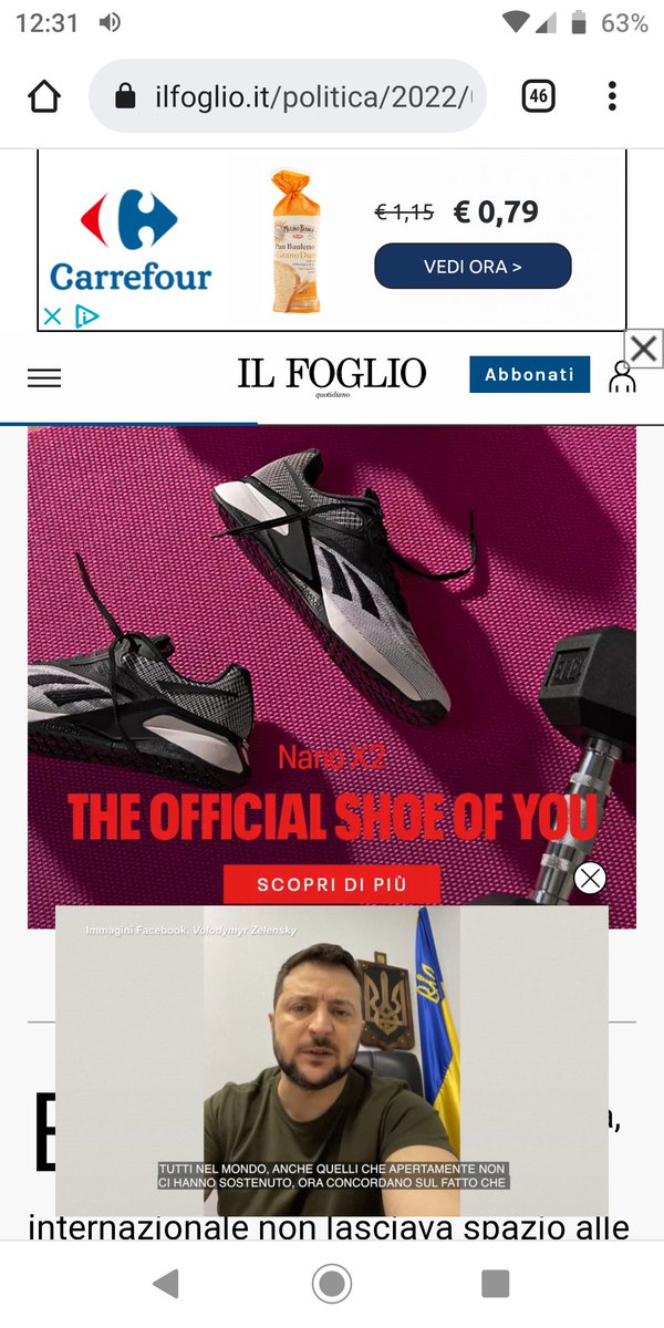 Non lo facevo da tempo.Ho cliccato sul link a un articolo di un giornale. Ora, garantisco che qualsiasi cosa si possa opporre, in termini di (per carità sacrosanti) "monetizzazione" e "proventi pubblicitari", è diametralmente opposta a qualsiasi corrente di psicologia cognitiva