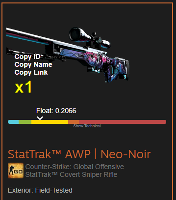 Mrtweeday's tweet photo. Next.
59€ StatTrak AWP Neo Noir FT

To get it:
- RT
- Like this video: https://t.co/DmI30SgvA6

(Show proof of the like with a screenshot response to this tweet)

ends when the next vid is released. glhf and enjoy the video :) <3 https://t.co/rMJTBwLZMA