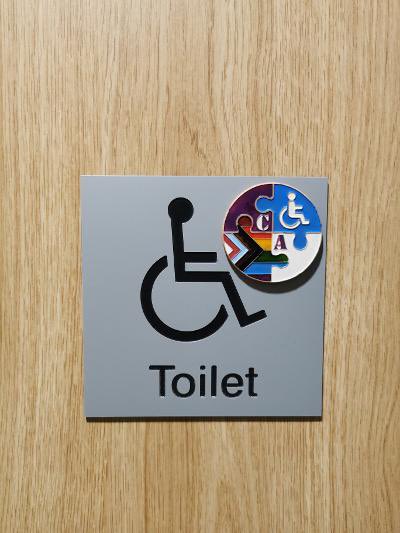 CAStudentVoice's tweet photo. The LGBTQ+ parliamentary committee are delighted to introduce our new Gender Neutral Bathrooms! Our trans/non-binary/questioning pupils can feel safe and comfortable in private bathrooms which are not binary. Thank you CA community for your support!🌈💜 @CumbernauldAcad https://t.co/UqEOuwzBXw