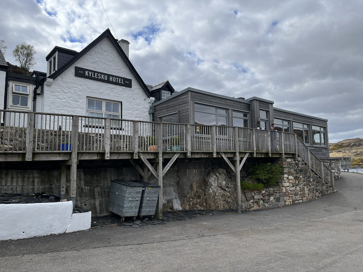 highland_coast's tweet photo. A fine day yesterday for our 3rd #NewtonLodge #KyleskuHotel #CommunityLiaisonGroup meeting and great to welcome @eann_hie and #ColinSimpson #HighlandCouncil over to #RoyalMarineBrora meeting today - #EastMeetsWest #A837 #Suiliven https://t.co/8SdUDLVR8V