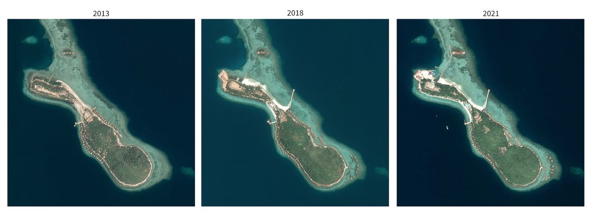PCIJdotOrg's tweet photo. Naglayan was just one of the first islands in Culion to be developed into a resort. 

Mangrove trees used to cover Naglayan’s shores, but developers cut mangrove trees and poured in white sand from other parts of Palawan on its shores. https://t.co/D8oDTMW8oT