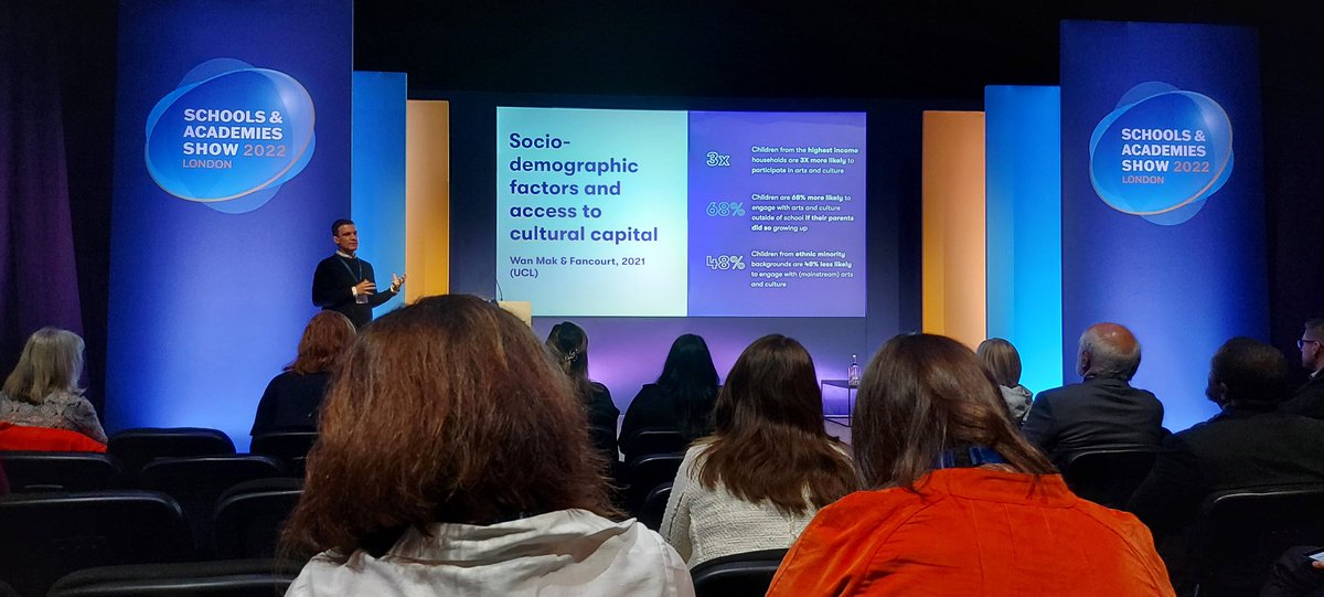 At the <a href="/SAA_Show/">Schools & Academies Show</a> today joining the conversation about education, recovery and re-discovery. 
Fab to see so many teachers here! 
#SAAShow22