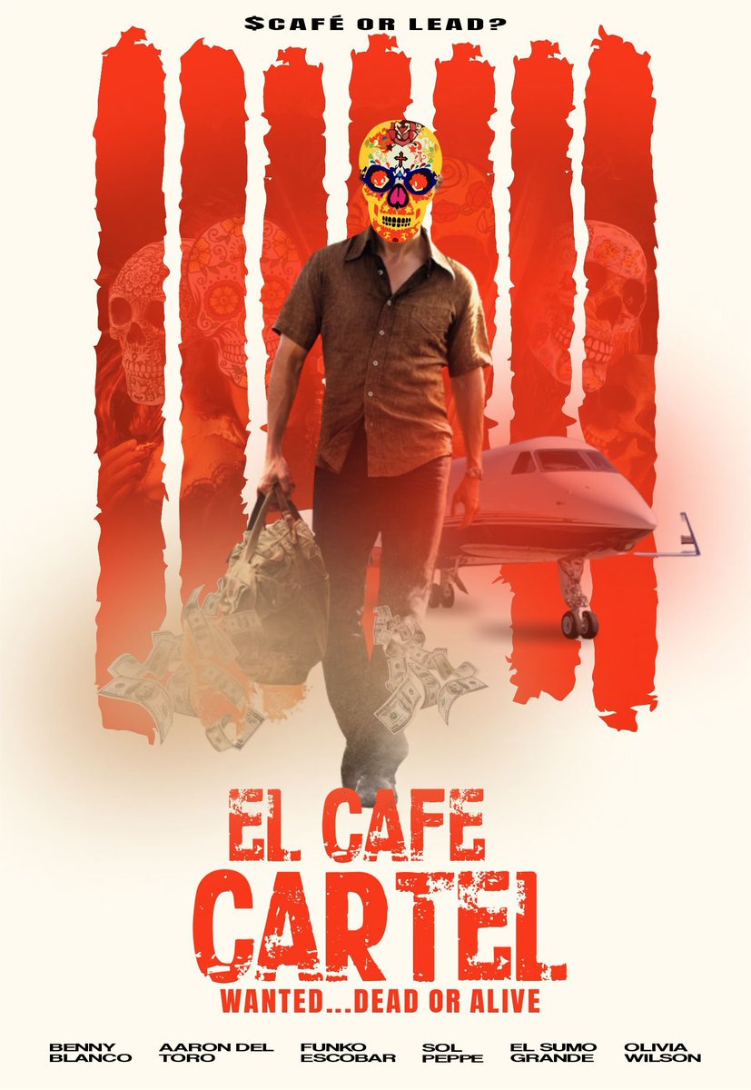 oofybog's tweet photo. Coming soon to an ecosystem $Near you. The highly anticipated @ElCafeCartel GEN 0 and 1 is a necessity ft the El jefes @sumoontheloose
@bennybrown_eth and @Funksteady_

$Cafe or LEAD?
☕🌴💀
#nearNFTs https://t.co/fXhz3h4iIJ