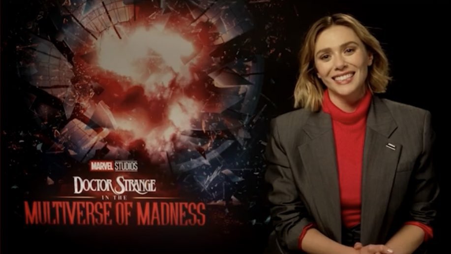 LizzieContent's tweet photo. Elizabeth Olsen for a new #MultiverseOfMadness interview. 🥺 https://t.co/YLsDG5MtA0