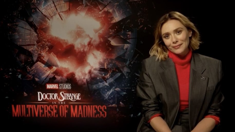 LizzieContent's tweet photo. Elizabeth Olsen for a new #MultiverseOfMadness interview. 🥺 https://t.co/YLsDG5MtA0