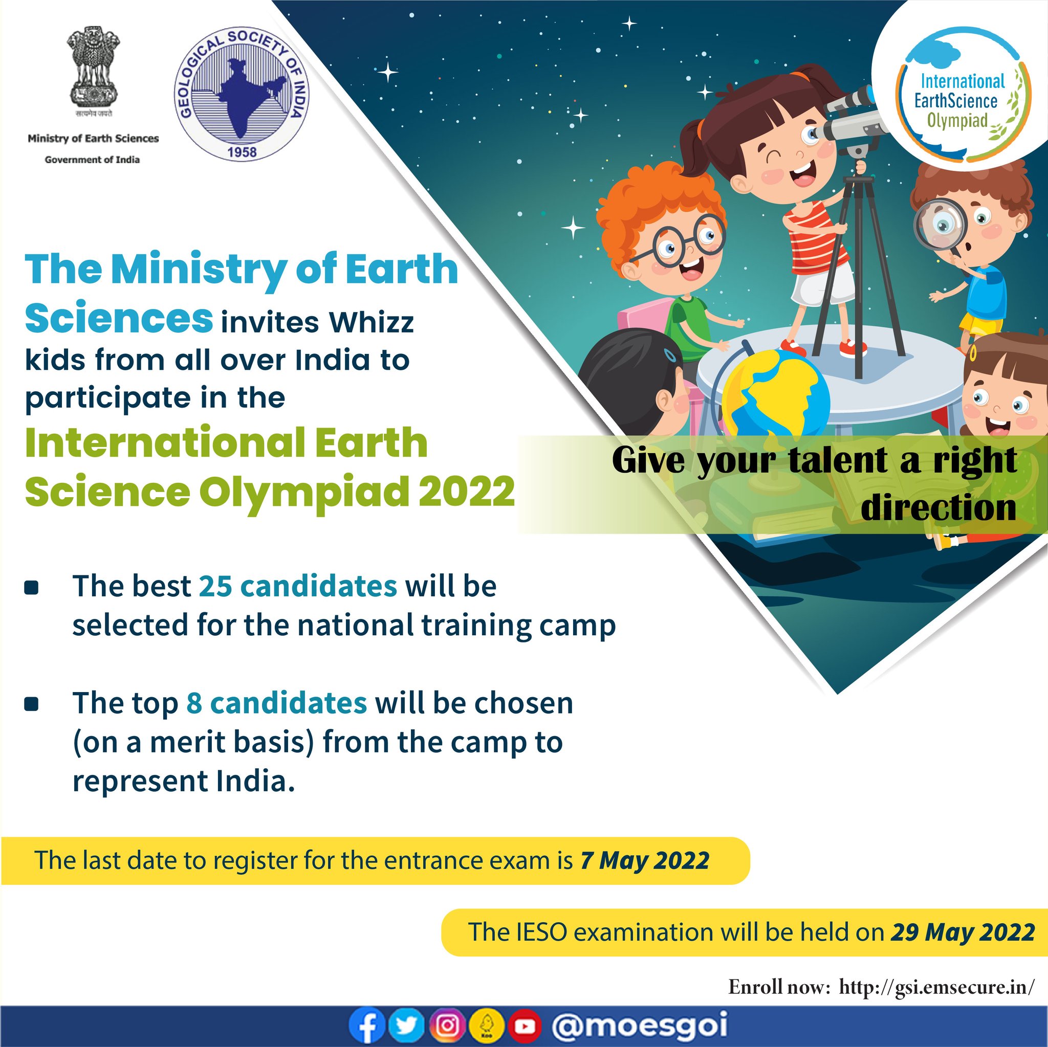 MoES GoI on Twitter "International Earth Science Olympiad (IESO) is a