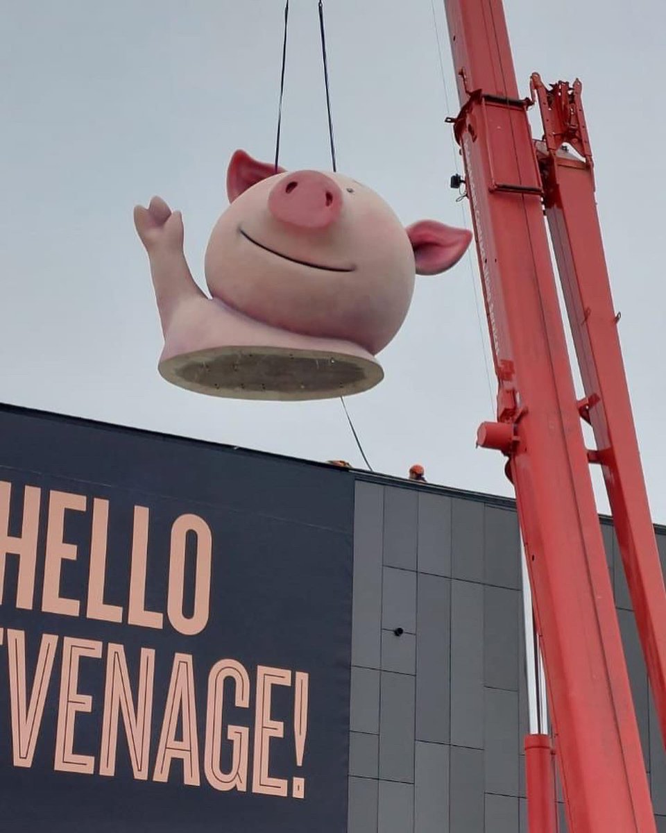spur_creative's tweet photo. And the final push to get Percy to his supreme vantage point. This is how we did it. 😊
#percypig #spurcreativeworkshop #mandslocal #mands #marksandspencer https://t.co/hX4PhhzPa6