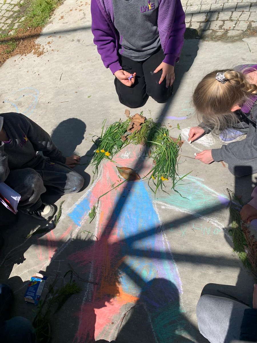 elsayed_aishas's tweet photo. Kiwis tapping into their creative side while being inspired with our current unit: How We Express Ourselves. #art #express #engagewithnature They used art to celebrate Earth Day! @LWISIstanbul https://t.co/JXSEKaqTgD