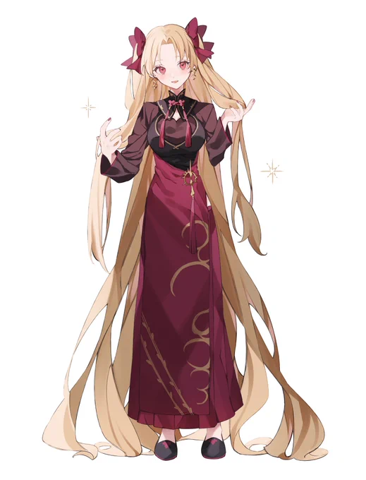 髪が長いエレシュキガル 