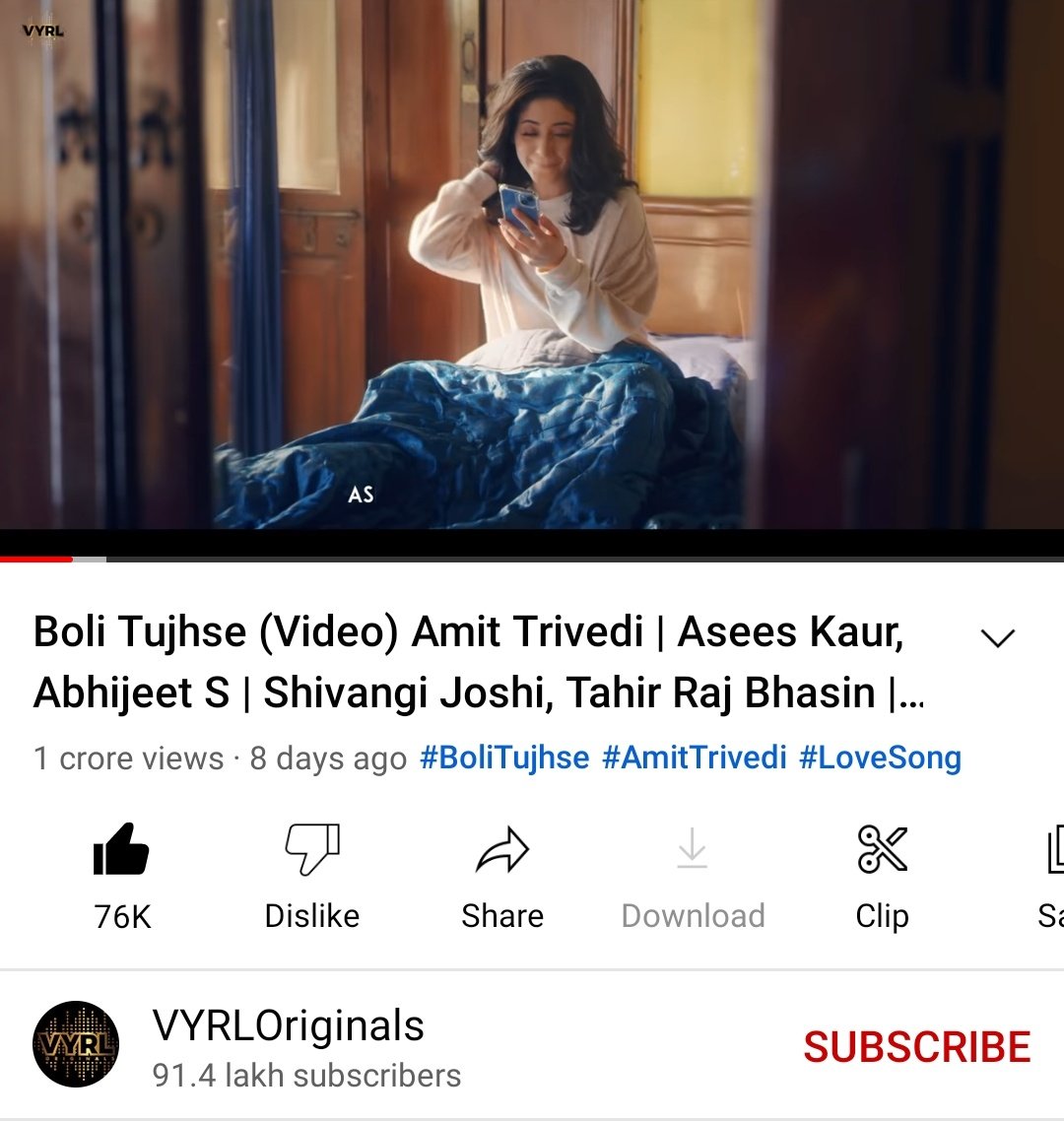 And Finally It's 10 millions 😍💃
#ShivangiJoshi #TahirRajBhasin #BoliTujhse 

@shivangijoshi10