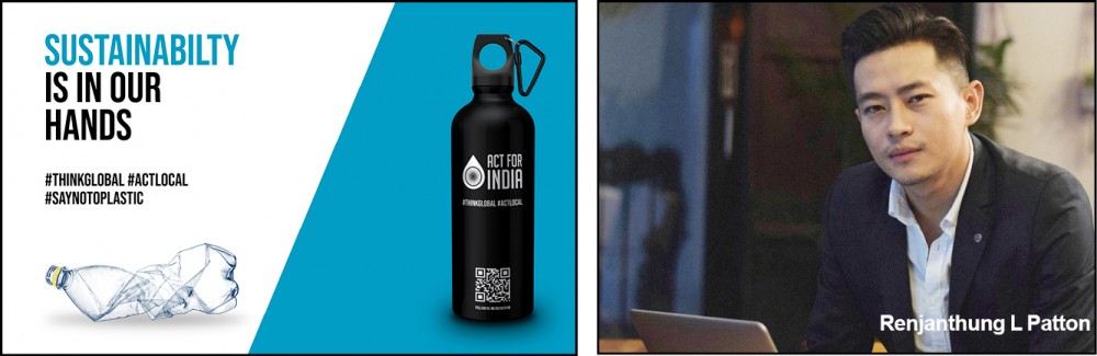 morungexpress05's tweet photo. #Nagaland: 
Renjanthung L Patton has started ‘Act for India’-a small venture that seeks to help tackle the scourge of plastic waste by promoting reusable &amp; recyclable aluminium bottles in schools &amp; educational institutions.

https://t.co/kpJJTxN5D1 https://t.co/VMFxy3r6I5