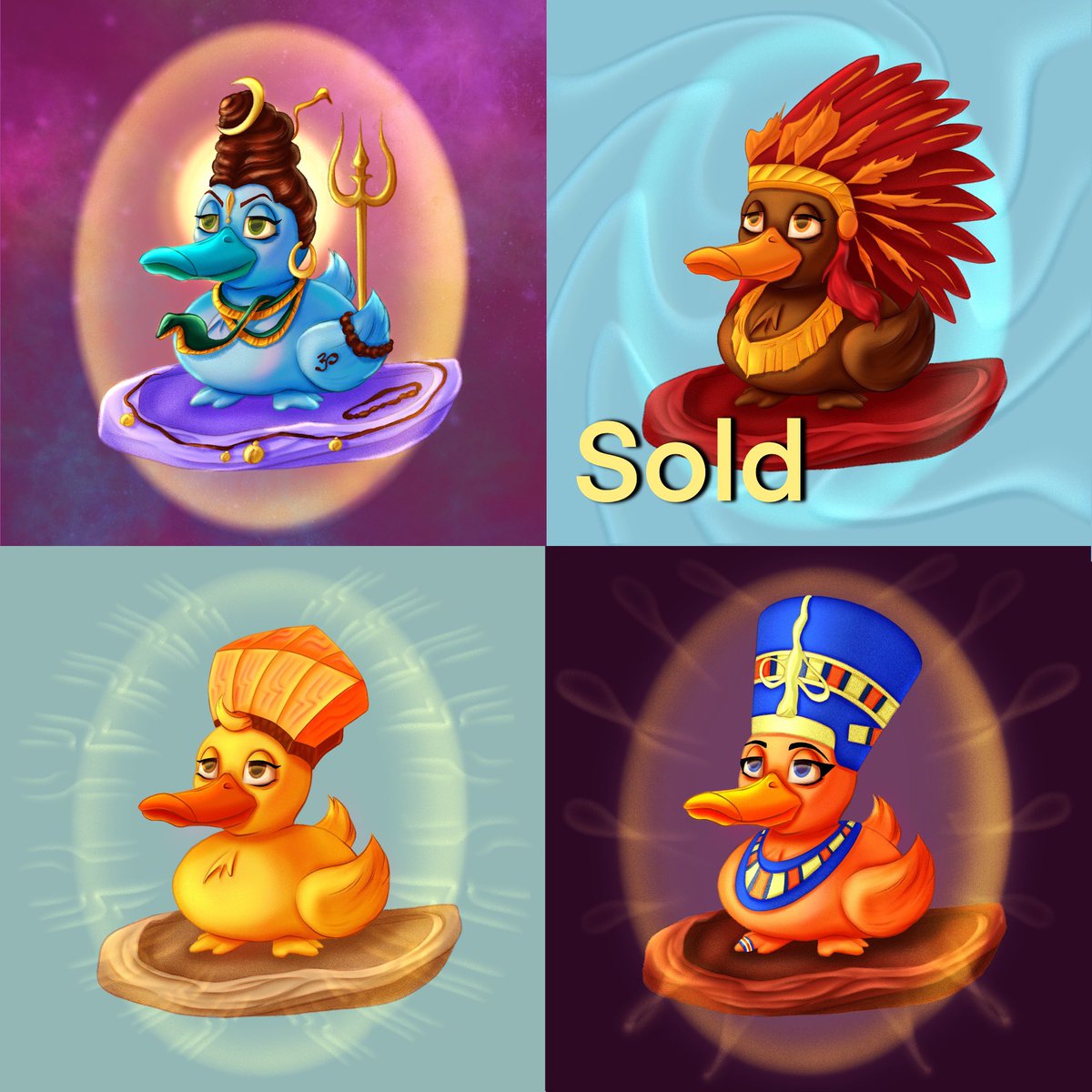 Na_Svet_Art's tweet photo. All 4 ducks in my collection were created with love❤️

While I'm drawing another one, you can admire them or buy😉

1/1
20.000 Sign
#fairArtNFT 

Collection Sun Ducks via @signArtApp -  https://t.co/Gn6CU8GLgf  #Duck #wavesducks #duckling #duckcollection #NFT #SignArt https://t.co/6WcZCOBPdD