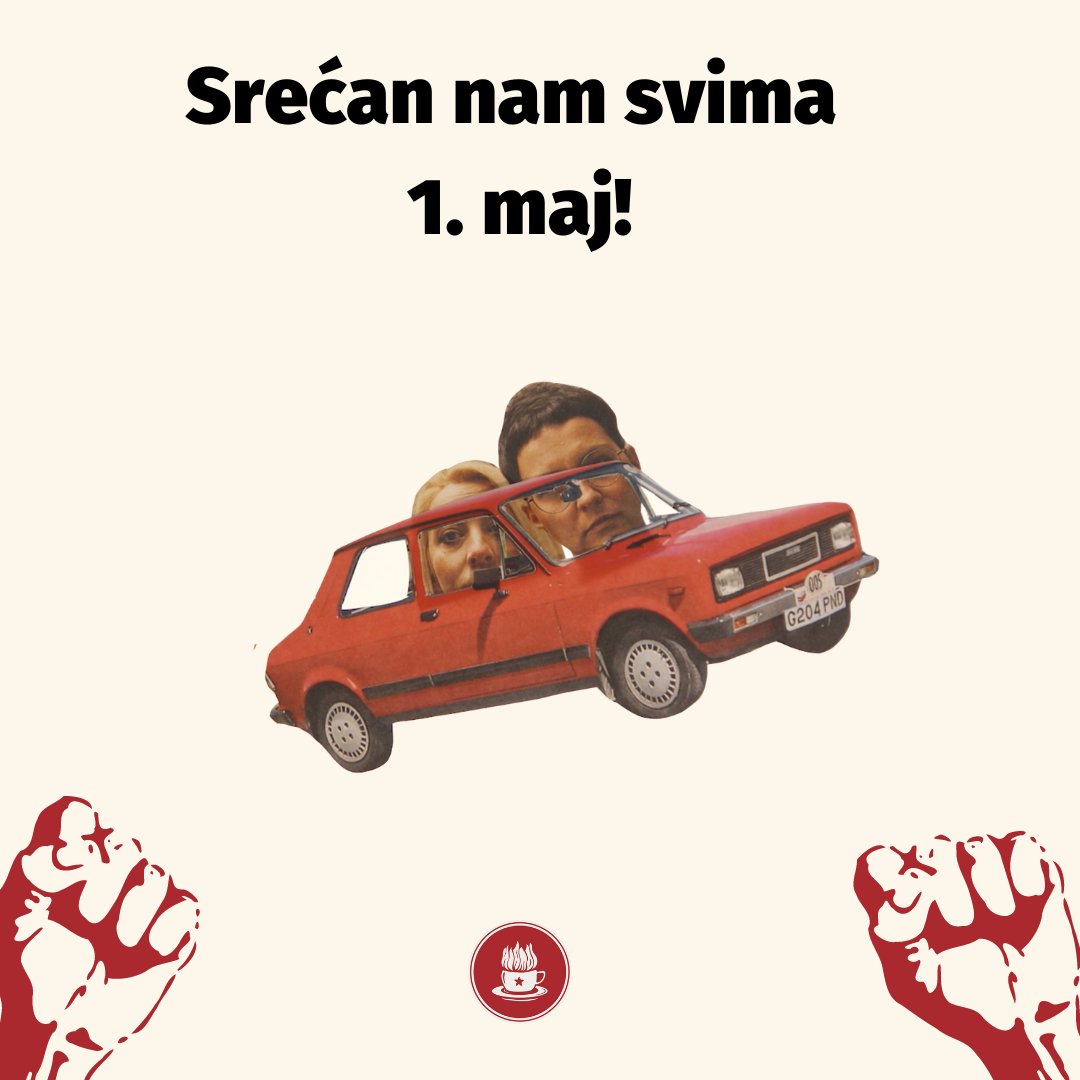 ivanaimilena's tweet photo. ✊😎 Nadamo se da provodite ovaj Međunarodni praznik rada borbeno, ali i da odmarate. A kada mi dođemo na vlasti, ma, svaki će dan biti kao 1. maj.

Srećno! https://t.co/d8OaxasYyf