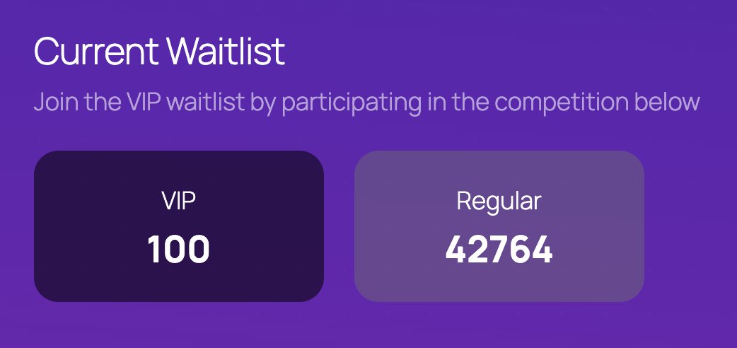 FitmintClub's tweet photo. Top 100 participants from the waitlist competition have been moved to the VIP waitlist. 

If you haven't joined the waitlist yet, visit: https://t.co/CWUHqLzfJr https://t.co/5kKQf90ul3