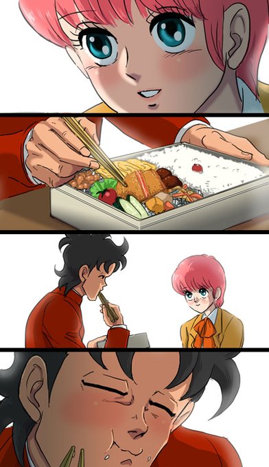 学生時代のお昼ごはんはね!仲良し同士でくっついて食べるんだよ!>RT 