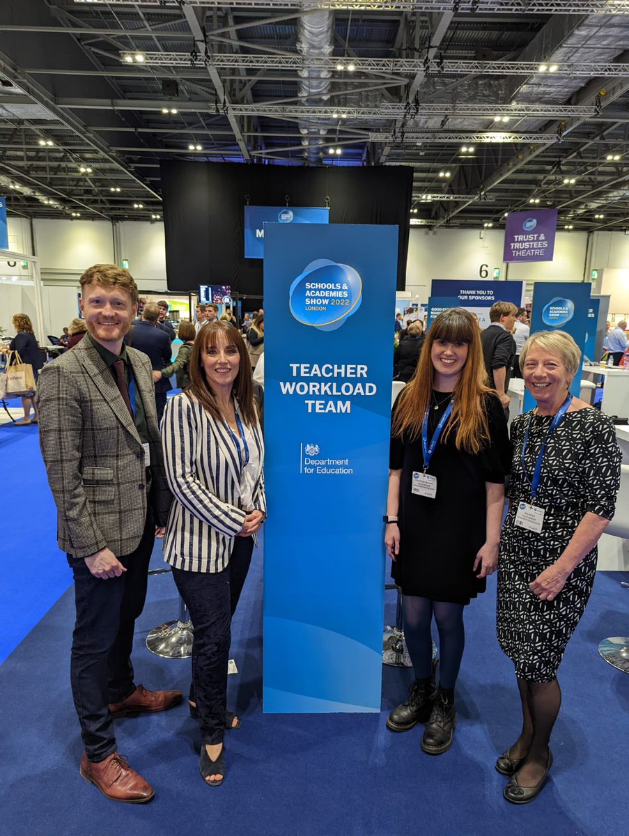 whetham_liz's tweet photo. Great turn out at the @educationgovuk theatre for our workload presentation! @DavidTLowbridge #teamworkload #saashow22 @saashow22 https://t.co/gneXHo1ahA