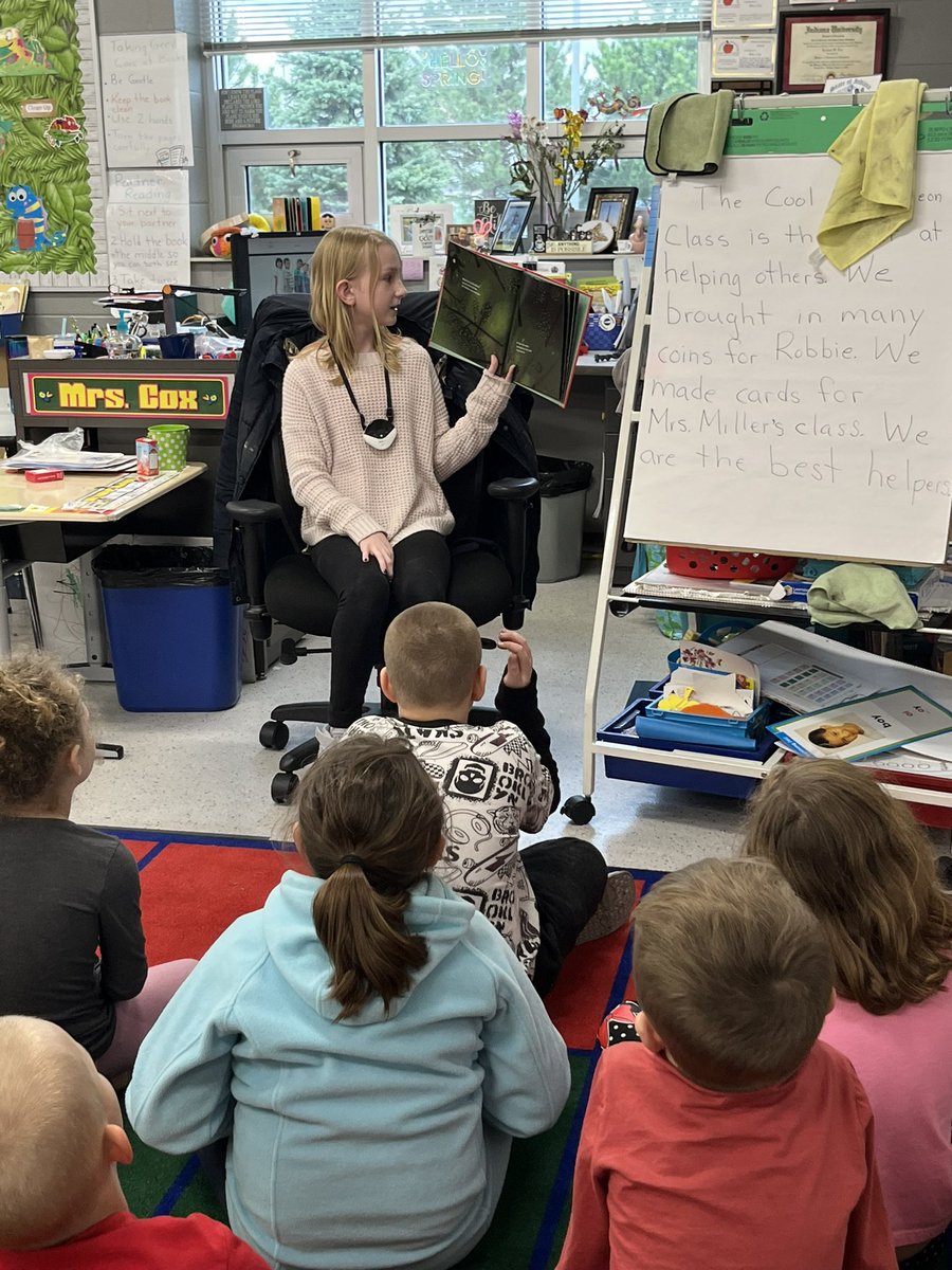 tcoxclass's tweet photo. Enjoying a guest reader from third grade @WCS_District @LESPrincipal84 @LeesburgBlazers https://t.co/baf1vO4S3c