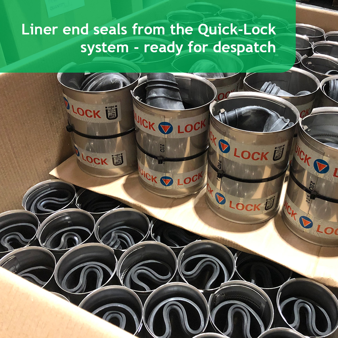 S1Euk's tweet photo. This large order of liner end seals from the Quick-Lock range is going out to a customer for them to professionally finish off a large CIPP lining job.
For more information:  https://t.co/ithKT8JoD9 https://t.co/UZqfQ0bHwx