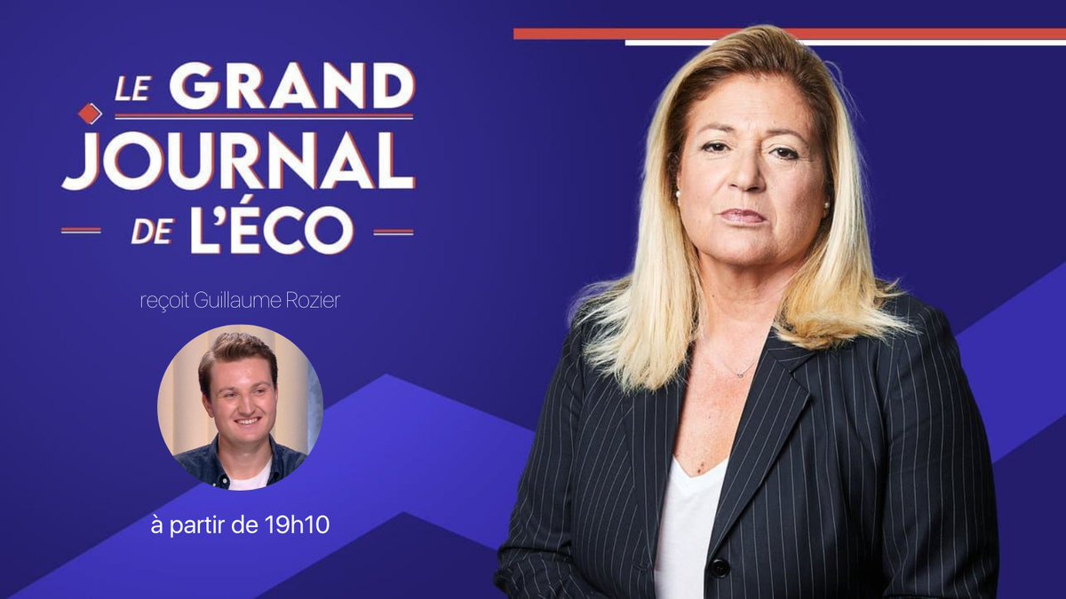 📺 <a href="/GuillaumeRozier/">GRZ</a> répondra à 19h10 aux questions d'<a href="/hchevrillon/">Hedwige Chevrillon</a> sur <a href="/bfmbusiness/">BFM Business</a>.