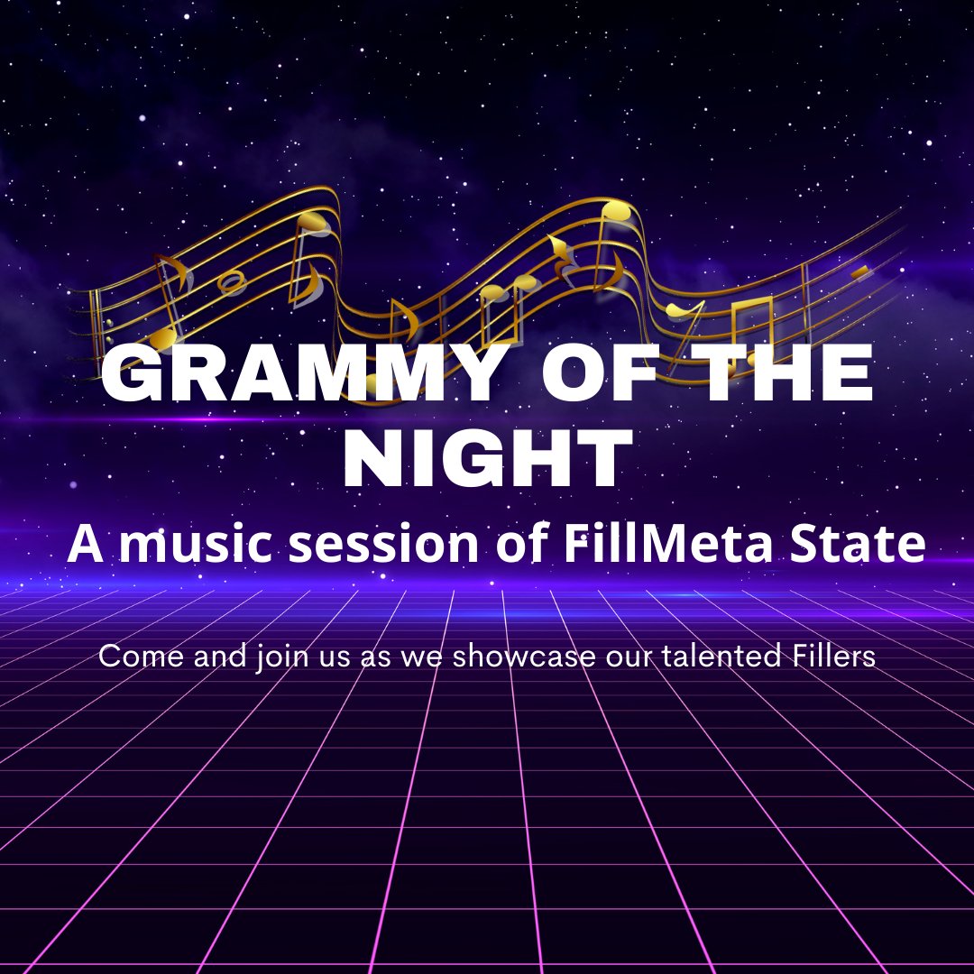 FillmetaC's tweet photo. GRAMMY OF THE NIGHT! π€ποΈ
A music session of FillMeta State! Come and join us as we showcase our talented Fillers! --> https://t.co/MvAo97bNym
#NFT #opensea #nfts
#nftcollector #nftcommunity #cryptoart #digitalart #crypto
#nftartist #FillMeta #Discord https://t.co/cBu7H2s7j8