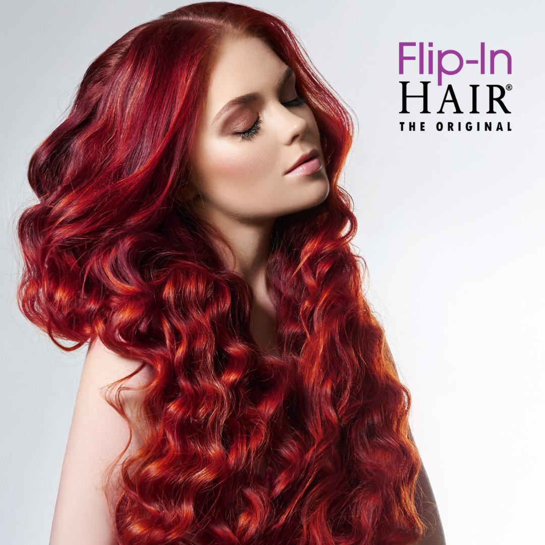 Are you attending a #cosplayconvention or a #fancydress party?🧞‍♀️ 🧝 Perhaps you just love to #beoutrageous.  

Whether you're after #startling #streaks of colour or long #purplelocks, we can help you #makeasplash with our wild rainbow of #FlipInHair #extensions. 🌈