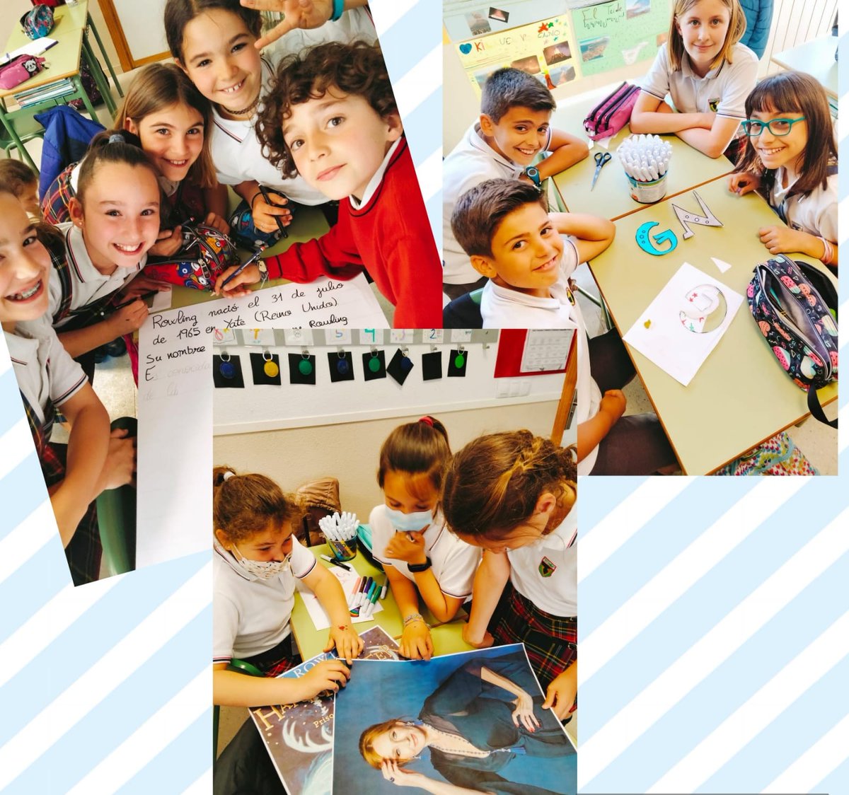 ColegiosElValle's tweet photo. Superhistorias de una superescritora en nuestra #SemanadelaLetura2022 y además, lectura con la escritora de #HarryPotter, JK Rowling ⚡️
#ColegiosElValle #EducaciónPrimaria #4EP #ProyectoAlejandría #ProyectoLector #EnidBlyton #LTB #ElValle https://t.co/07kl0Vy6SQ