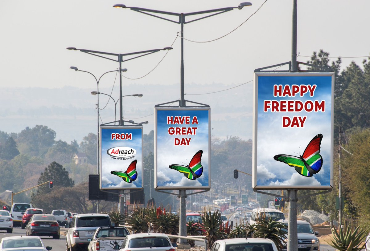 May every South African celebrate their freedom and respect that of others. Today, South Africa, we salute you. <a href="/adreachsa/">ADreach</a>  @MasakheMedia @SolePoleAds
#FreedomDay 🇿🇦