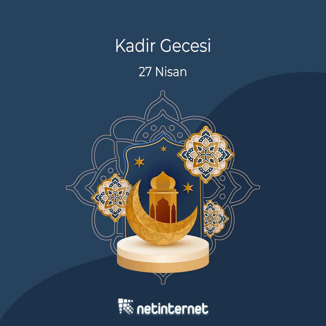 Netinternet's tweet photo. Kadir Gecesi'nin hayırlara vesile olmasını, İslam alemine barış; insanlık alemine ise hidayet getirmesini niyaz ediyoruz. Duaların kabul edileceği bu gecede, gönülden el açmak dileğiyle.
Kadir Geceniz Mübarek Olsun.
#netinternet #kadirgecesi https://t.co/k2BGxS3kaK