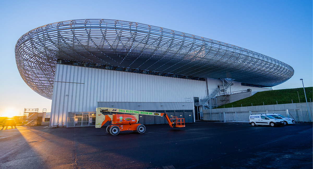 burohappold's tweet photo. The @essneutron’s iconic sombrero-style roof in Lund, #Sweden is complete! Working with Cobe & @HLArchitects, our #structural & #facade #engineering teams designed the steel #structure, which houses the world’s most powerful #neutron source. https://t.co/XuIw2YktyE #ESSNeutron https://t.co/4NcOKLszu5