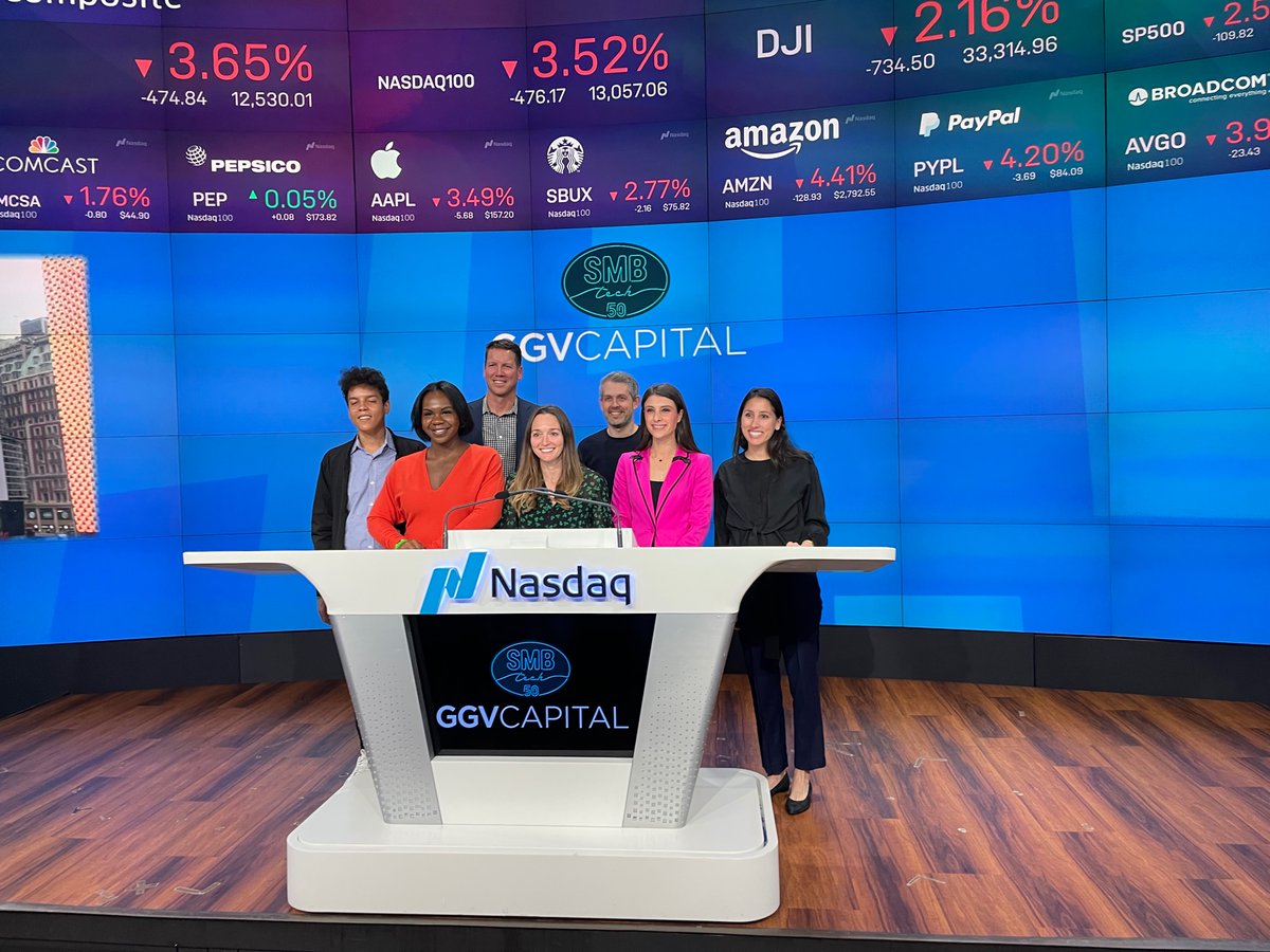 Yesterday was a very neat second day back from parental leave! Thanks again <a href="/GGVCapital/">GGV Capital</a>  <a href="/Nasdaq/">Nasdaq</a> <a href="/Crunchbase/">crunchbase</a>  and CONGRATS to the #SMBTech50 winners!