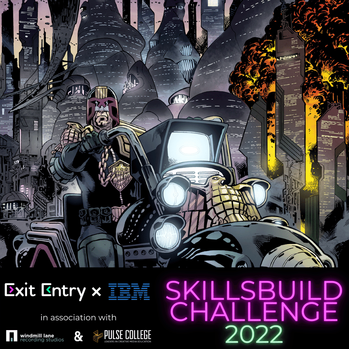 Enter the Exit Entry x <a href="/IBM/">IBM</a> SkillsBuild Challenge and you could win in a Masterclass in Character Development by <a href="/garyerskine/">Gary Erskine</a>, in partnership with <a href="/WindmillLaneRec/">Windmill Lane Recording Studios</a> and <a href="/Pulsec/">Pulse College</a>.

For more information go to -> exitentry.com/competition.ht…
