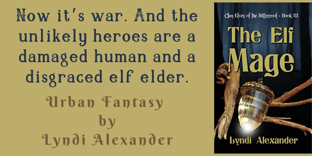 Author_PromoPal's tweet photo. Lane Donatelli has used online gaming to comfort himself for years. Can he combine his gaming skills with elven magic to help the Clan Elves settle a century-old war? @AlexanderLyndi https://t.co/pBYzYMNQWL
#elfmage #clanelves #BitterrootMountains #urbanfantasy https://t.co/6iti1HwqRV