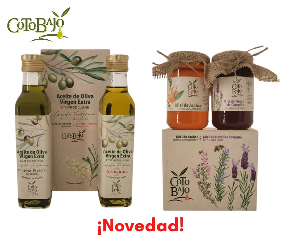 🌟Tenemos novedades 💚🐝 ¿Recordáis que os habíamos hablado de las #colmenas que se colocan en nuestro #Olivar ? La #miel que producen es de tal pureza que teníamos que compartirla con todos vosotros.🥰
Ya disponible en cotobajo.es/tienda 
#Detalles #sostenibilidad #agro